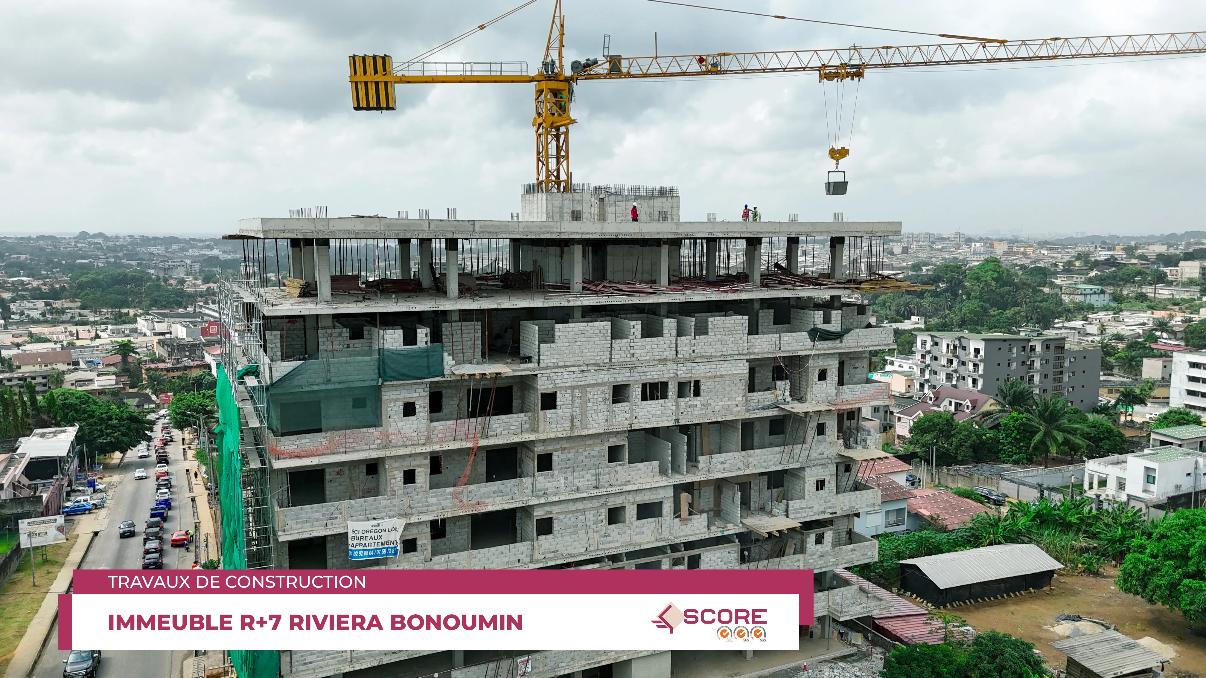 Vue aerienne Residence Bonoumin SCORE