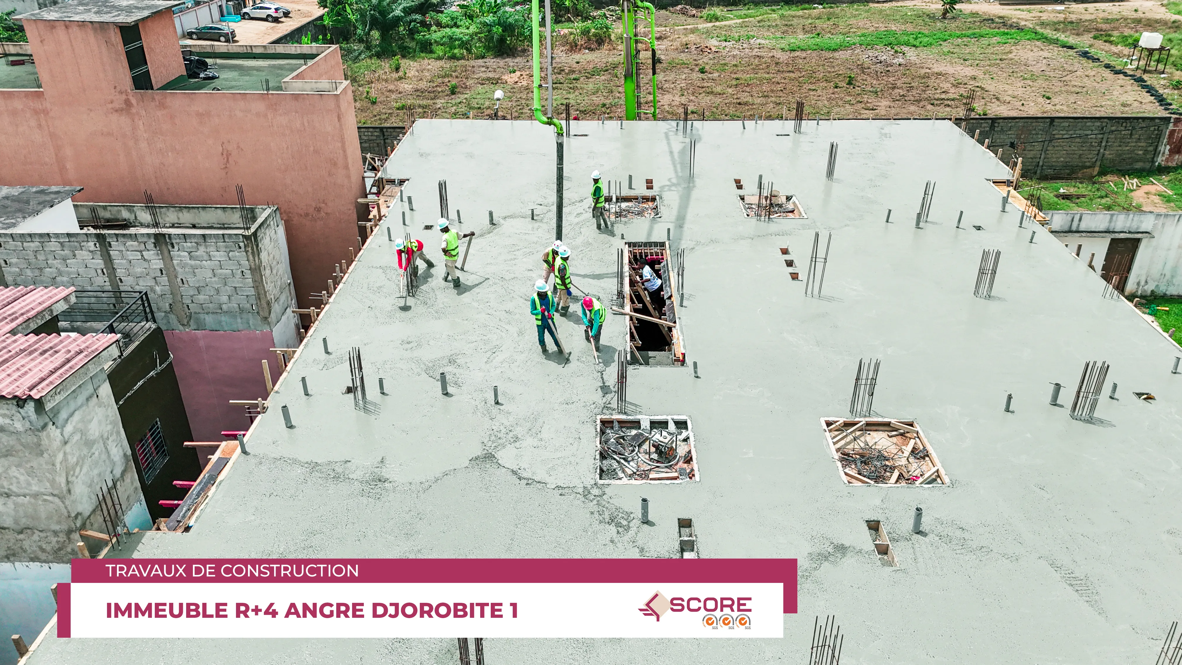 Vue aerienne Djorobite SCORE