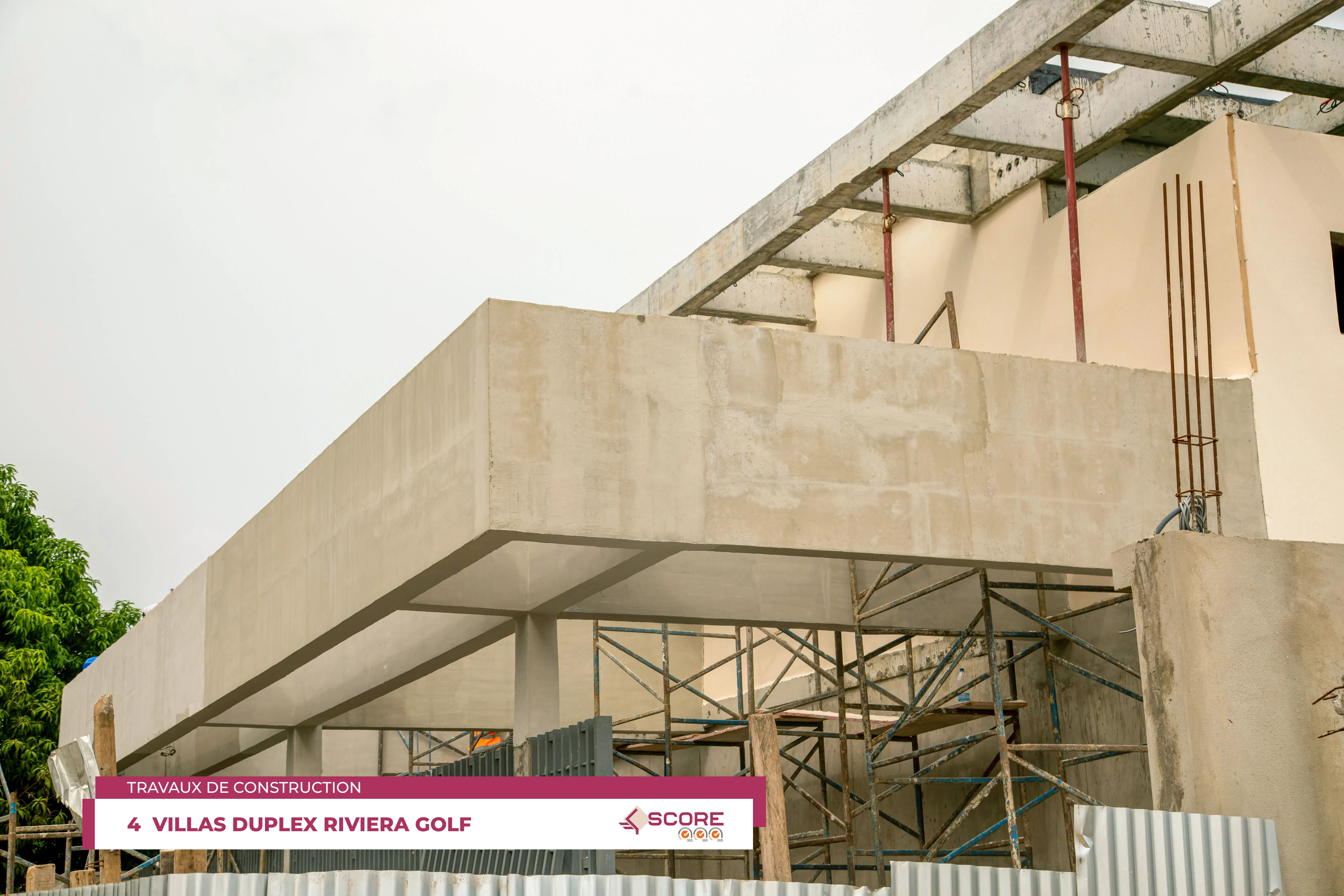 Réalisation de 4 villas duplex à la Riviera Golf